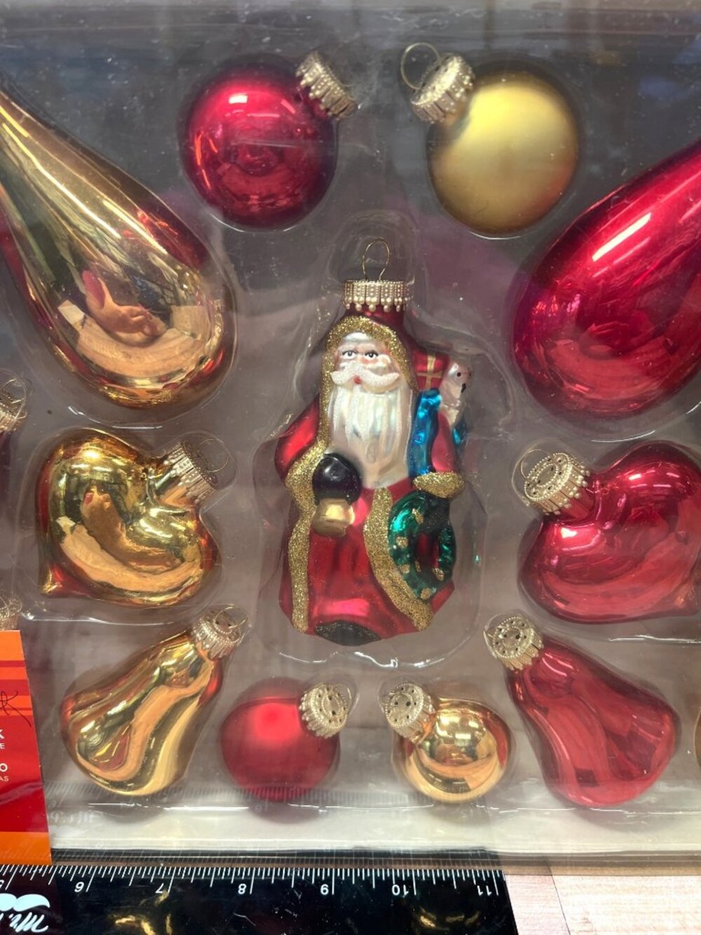 Holiday Home Accents Glass Ornament Value Pack 23 Piece Christmas Decor Set